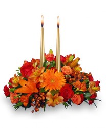 Thanksgiving Unity Centerpiece from Flowers by Ramon of Lawton, OK