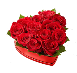 The FTD Lovely Red Rose Heart Box from Flowers by Ramon of Lawton, OK