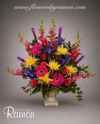 Colorful Condolences Tribute from Flowers by Ramon of Lawton, OK