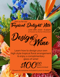 June Design & Wine from Flowers by Ramon of Lawton, OK