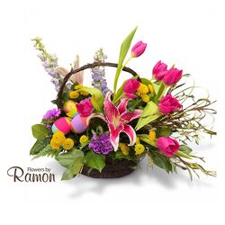 Egg-Stra Special Basket from Flowers by Ramon of Lawton, OK