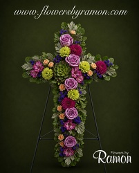 Forever In Bloom Cross from Flowers by Ramon of Lawton, OK