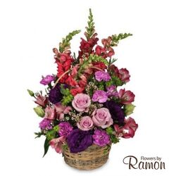 Home Sweet Home Flower Basket from Flowers by Ramon of Lawton, OK