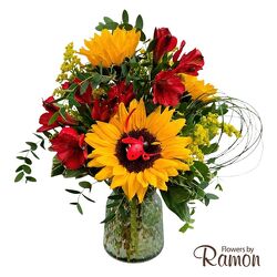 Ladybugs & Sunflowers from Flowers by Ramon of Lawton, OK