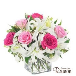 Lovely Lily & Rose Bouquet from Flowers by Ramon of Lawton, OK