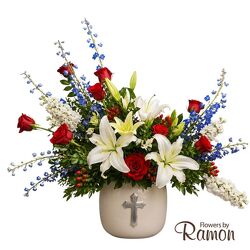 Our Heroes Tribute from Flowers by Ramon of Lawton, OK