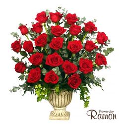 Regal Roses Urn from Flowers by Ramon of Lawton, OK