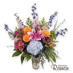 Spring Garden After Rain from Flowers by Ramon of Lawton, OK