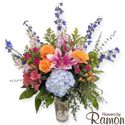 Spring Garden After Rain from Flowers by Ramon of Lawton, OK