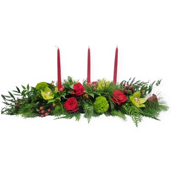 Tis the Season Centerpiece from Flowers by Ramon of Lawton, OK