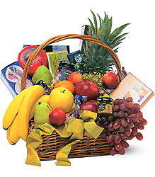 Classic Gourmet & Fruit Basket from Flowers by Ramon of Lawton, OK