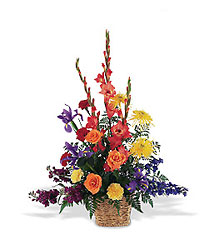 Rainbow Basket from Flowers by Ramon of Lawton, OK
