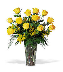 A Dozen Yellow Roses from Flowers by Ramon of Lawton, OK